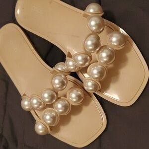 ASOS Pearl Jelly Sandals